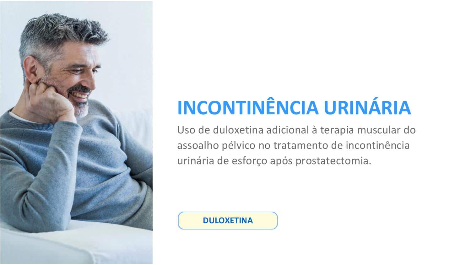 Uso De Duloxetina Na Incontinência Urinária Pós Prostatectomia Visitação Médica 9528